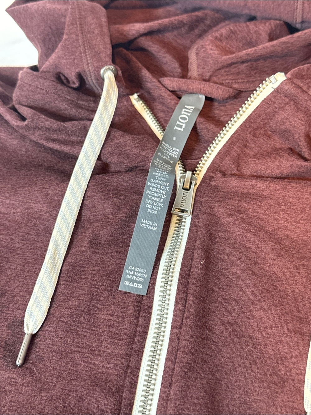 Vuori zip up jacket in reddish color - Picture 4 of 8